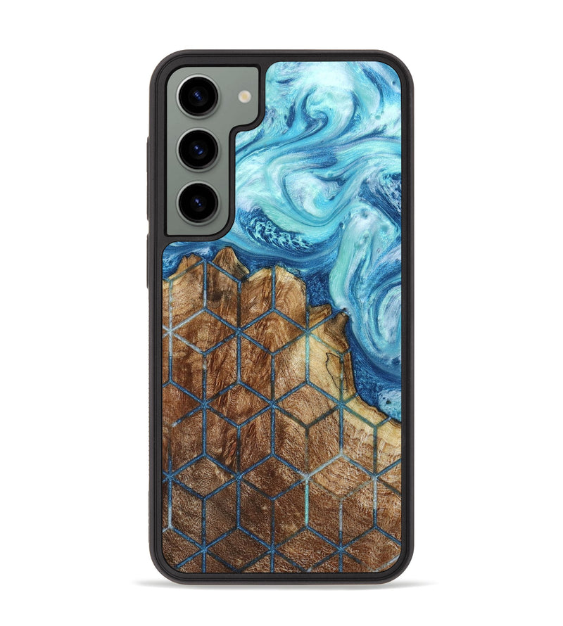 Galaxy S23 Plus Wood+Resin Phone Case - Kerry (Pattern, 666725)