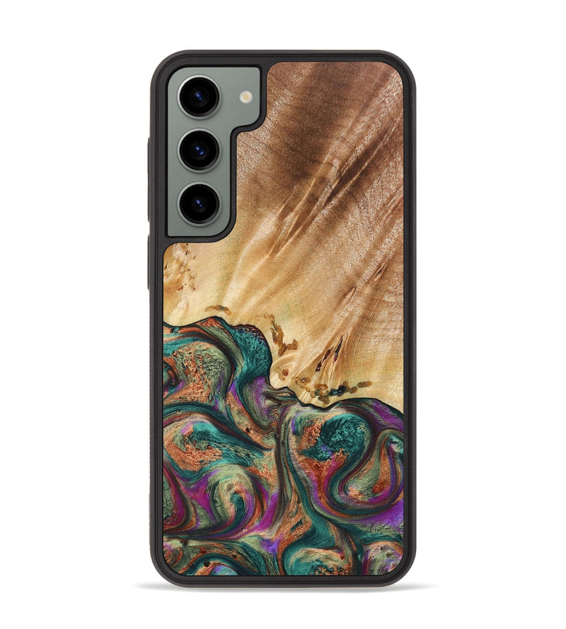 Galaxy S23 Plus Wood+Resin Phone Case - Israel (Green, 666751)