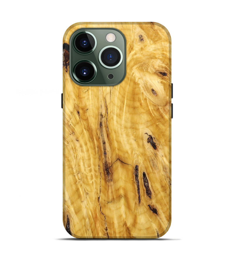 iPhone 13 Pro Wood+Resin Live Edge Phone Case - Kendall (Wood Burl, 666910)