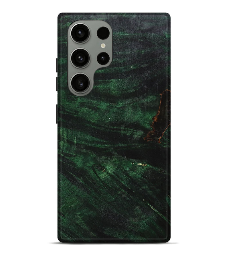 Galaxy S23 Ultra Wood+Resin Live Edge Phone Case - Logan (Wood Burl, 666939)