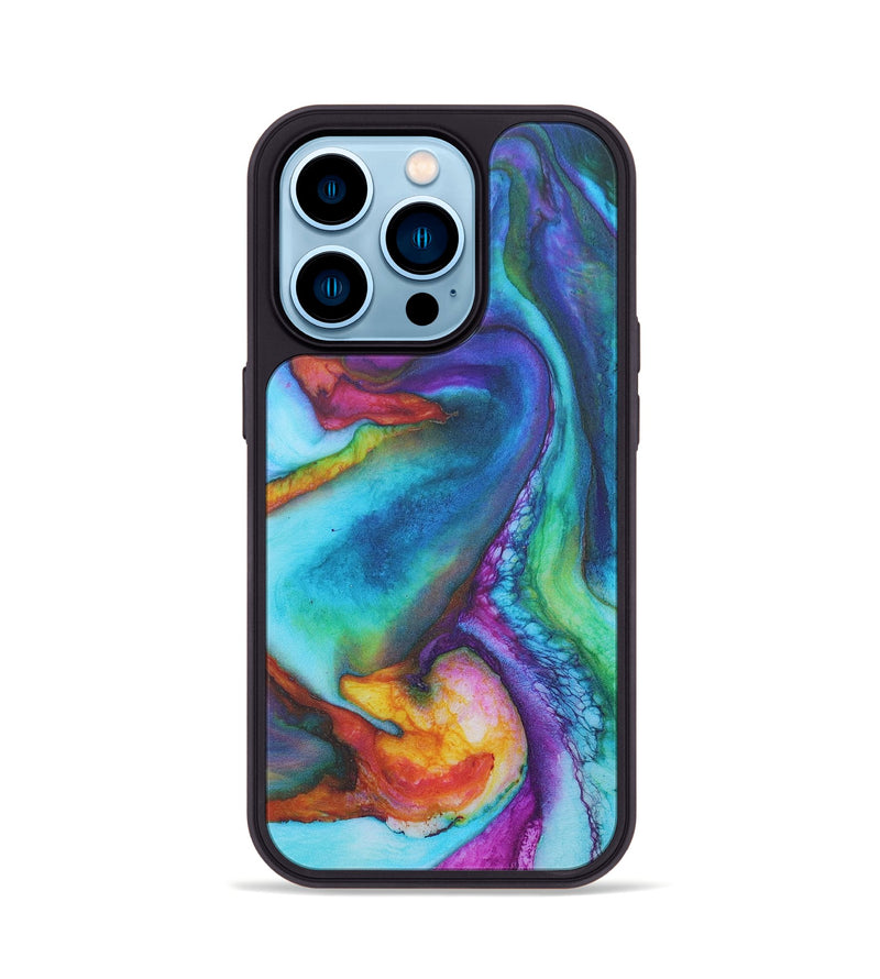 iPhone 14 Pro ResinArt Phone Case - Breanna (Watercolor, 667082)
