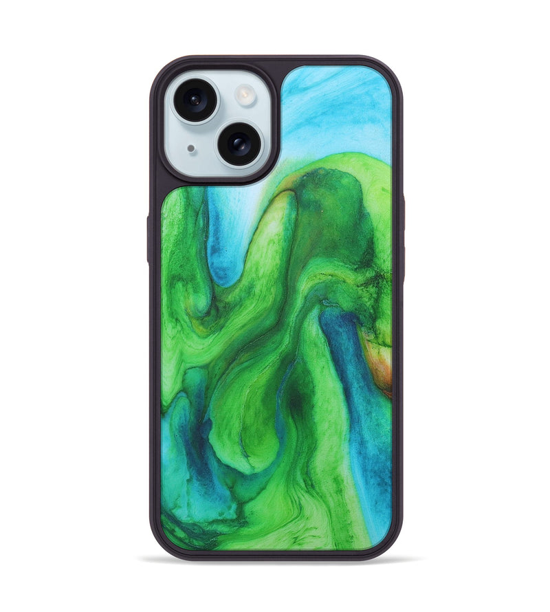 iPhone 15 ResinArt Phone Case - Emersyn (Watercolor, 667084)