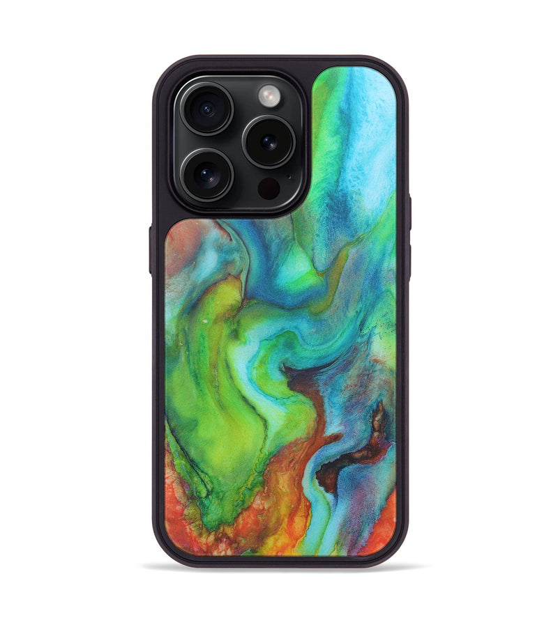 iPhone 15 Pro ResinArt Phone Case - Kevin (Watercolor, 667085)