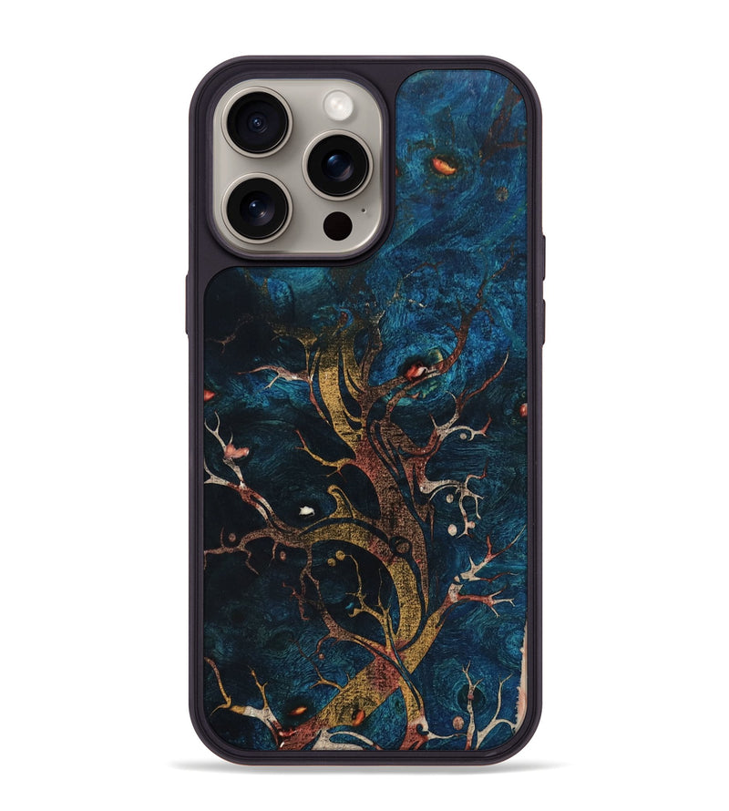 iPhone 15 Pro Max Wood+Resin Phone Case - Naomi (Harvest, 667168)