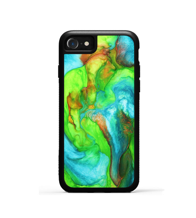 iPhone SE Wood+Resin Phone Case - Caiden (Watercolor, 667265)