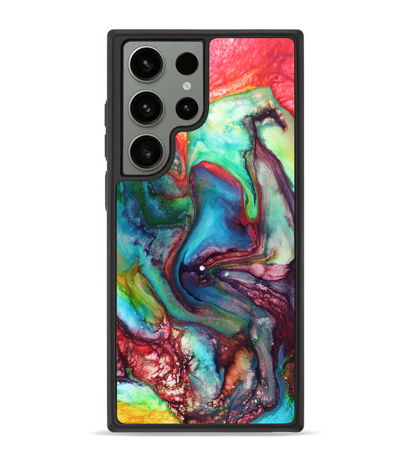Galaxy S23 Ultra Wood+Resin Phone Case - Harmony (Watercolor, 667266)