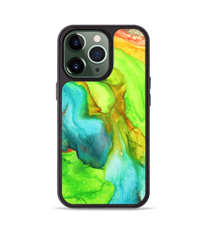 iPhone 13 Pro Wood+Resin Phone Case - Megan (Watercolor, 667271)