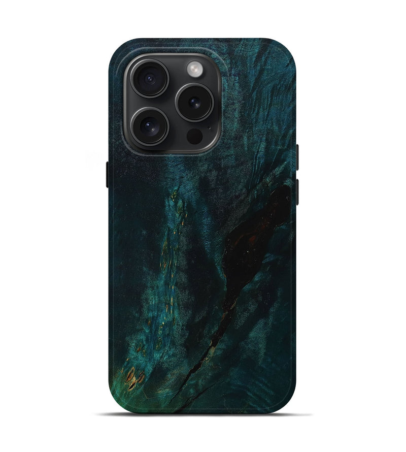 iPhone 15 Pro  Live Edge Phone Case - Lennon (Wood Burl, 667281)