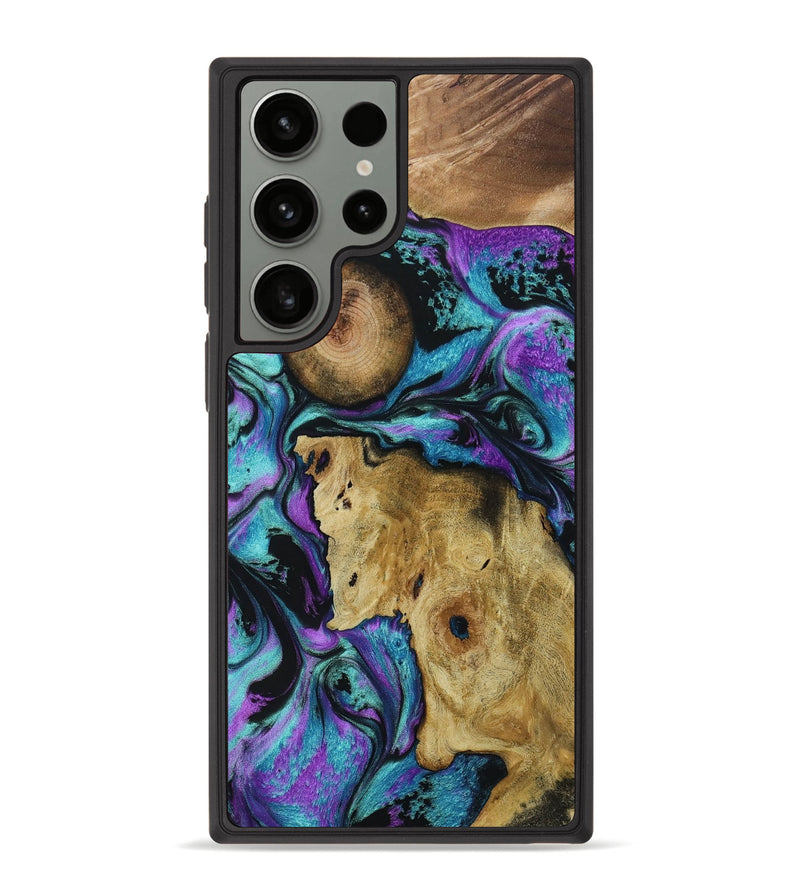 Galaxy S23 Ultra Wood+Resin Phone Case - Carter (Mosaic, 667422)