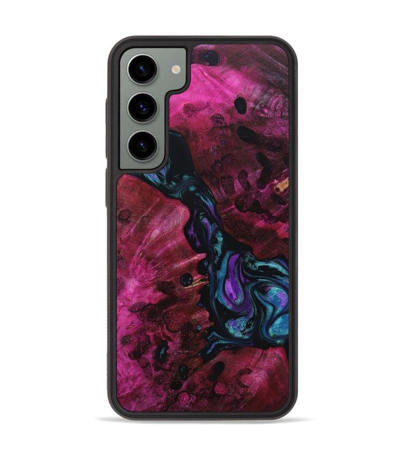 Galaxy S23 Plus Wood+Resin Phone Case - Caroline (Purple, 667499)