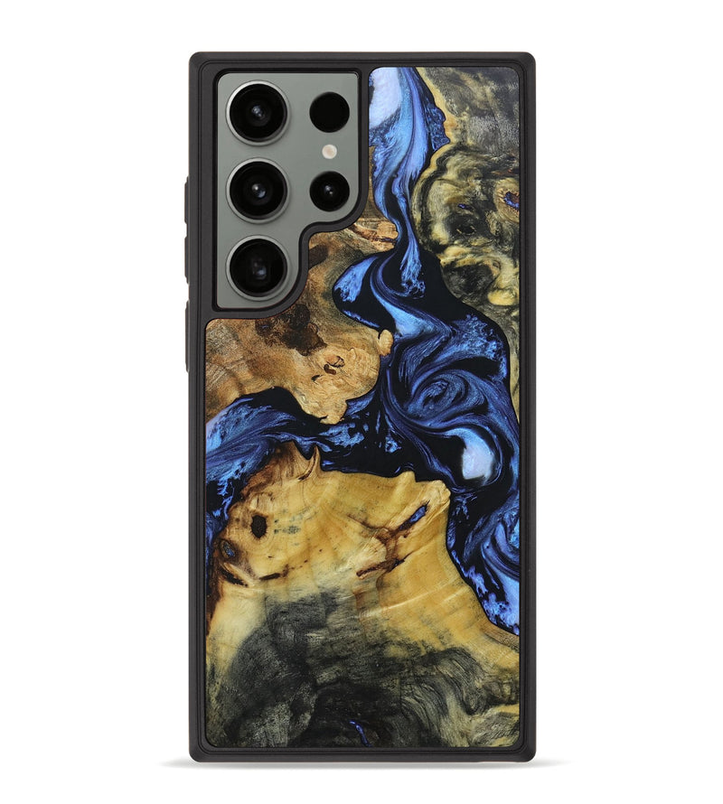 Galaxy S23 Ultra Wood+Resin Phone Case - Lela (Mosaic, 667751)