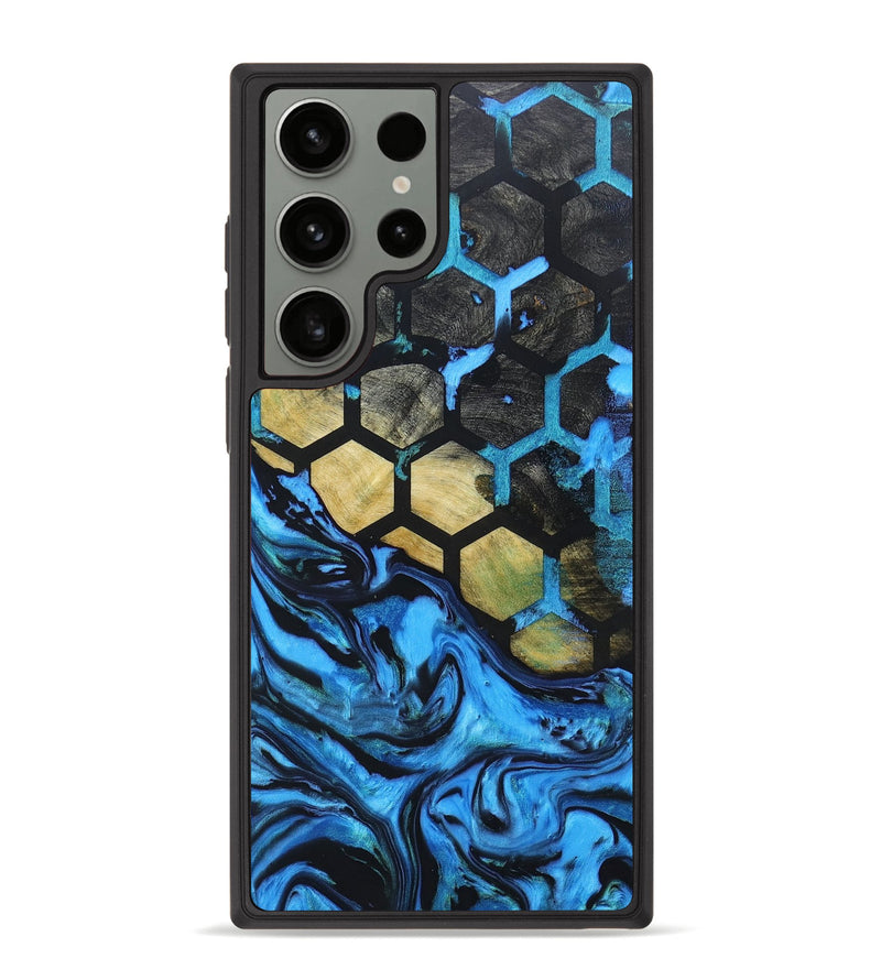 Galaxy S23 Ultra Wood+Resin Phone Case - Kristy (Pattern, 667780)