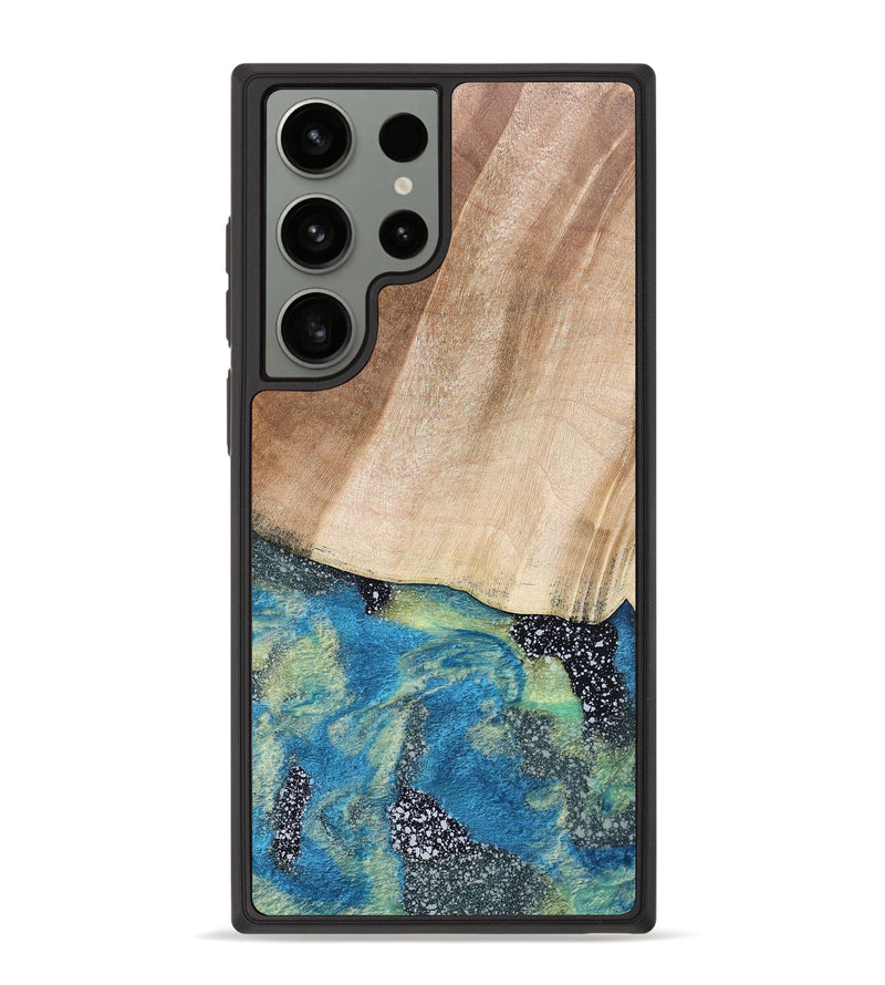 Galaxy S23 Ultra Wood+Resin Phone Case - Evangeline (Cosmos, 667890)