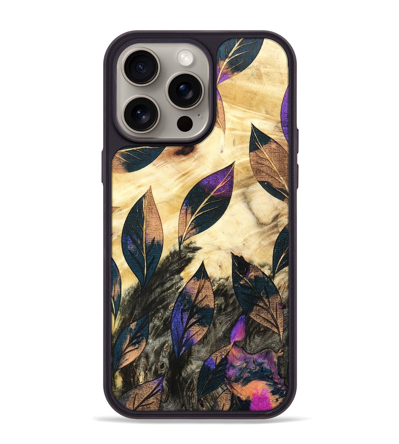 iPhone 15 Pro Max Wood+Resin Phone Case - Benjamin (Harvest, 667955)