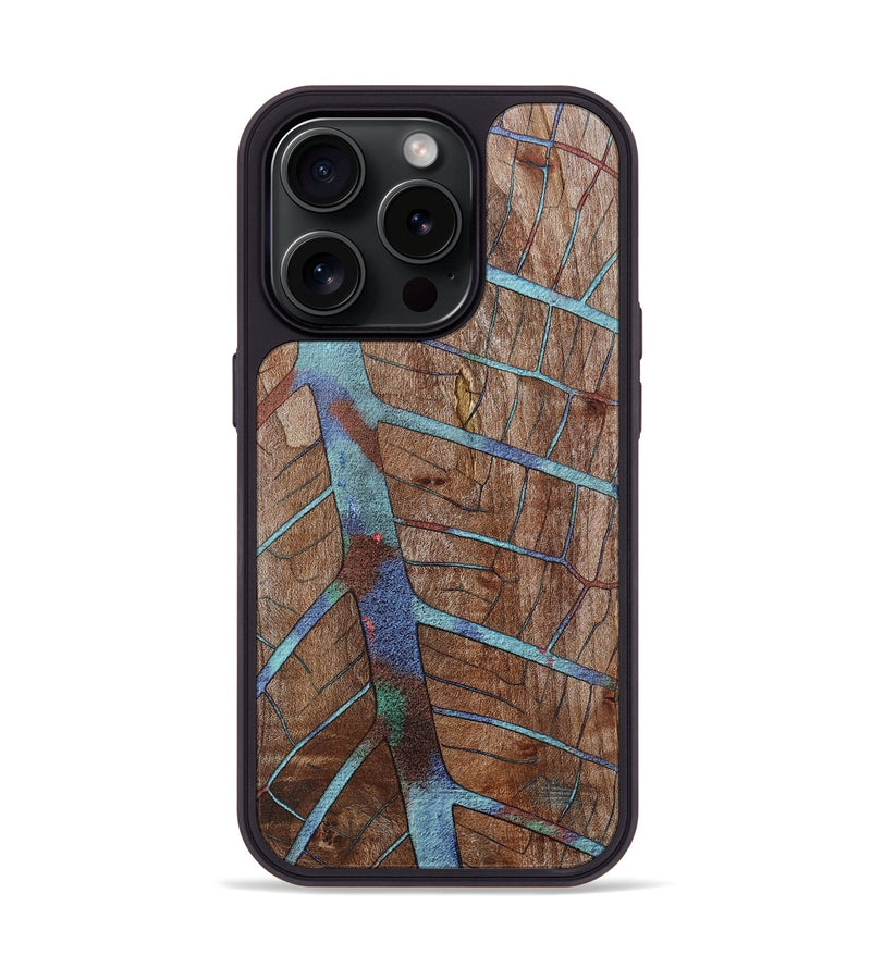 iPhone 15 Pro Wood+Resin Phone Case - Raelyn (Harvest, 667956)