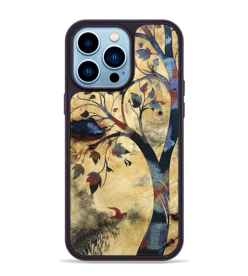 iPhone 14 Pro Max Wood+Resin Phone Case - Madyson (Harvest, 667970)