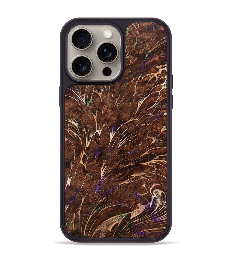 iPhone 15 Pro Max Wood+Resin Phone Case - Waylon (Harvest, 667975)