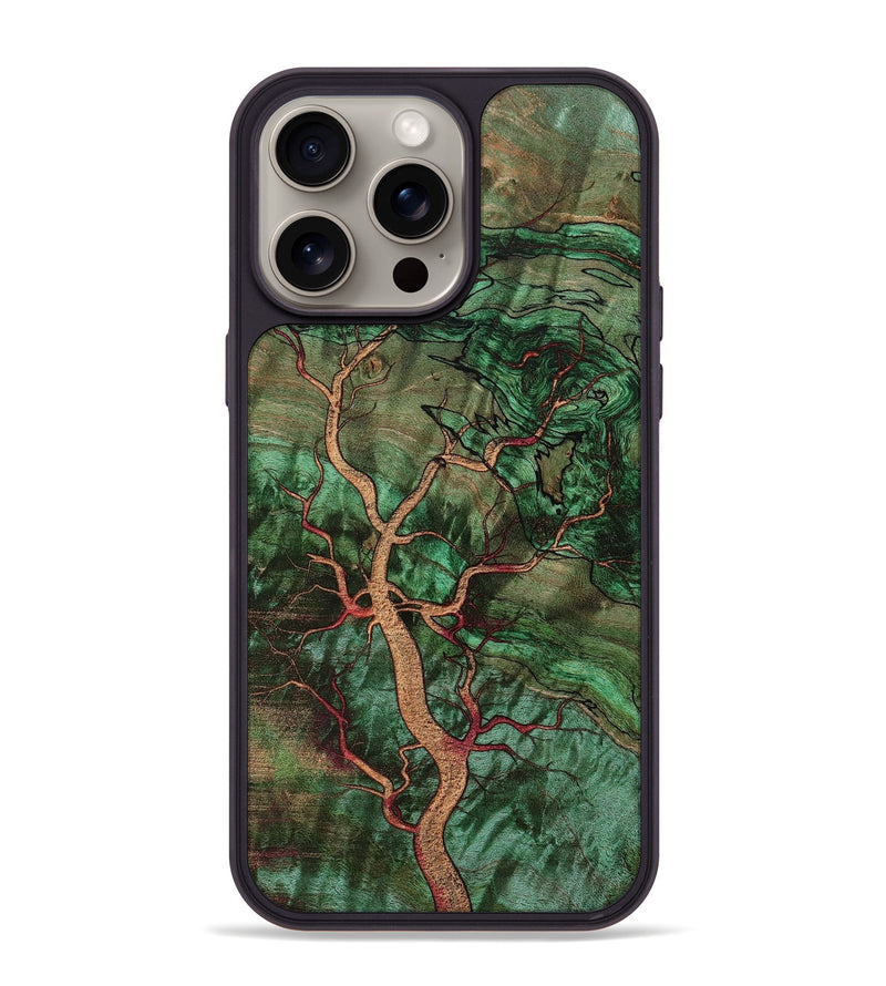 iPhone 15 Pro Max Wood+Resin Phone Case - Hudson (Harvest, 667990)