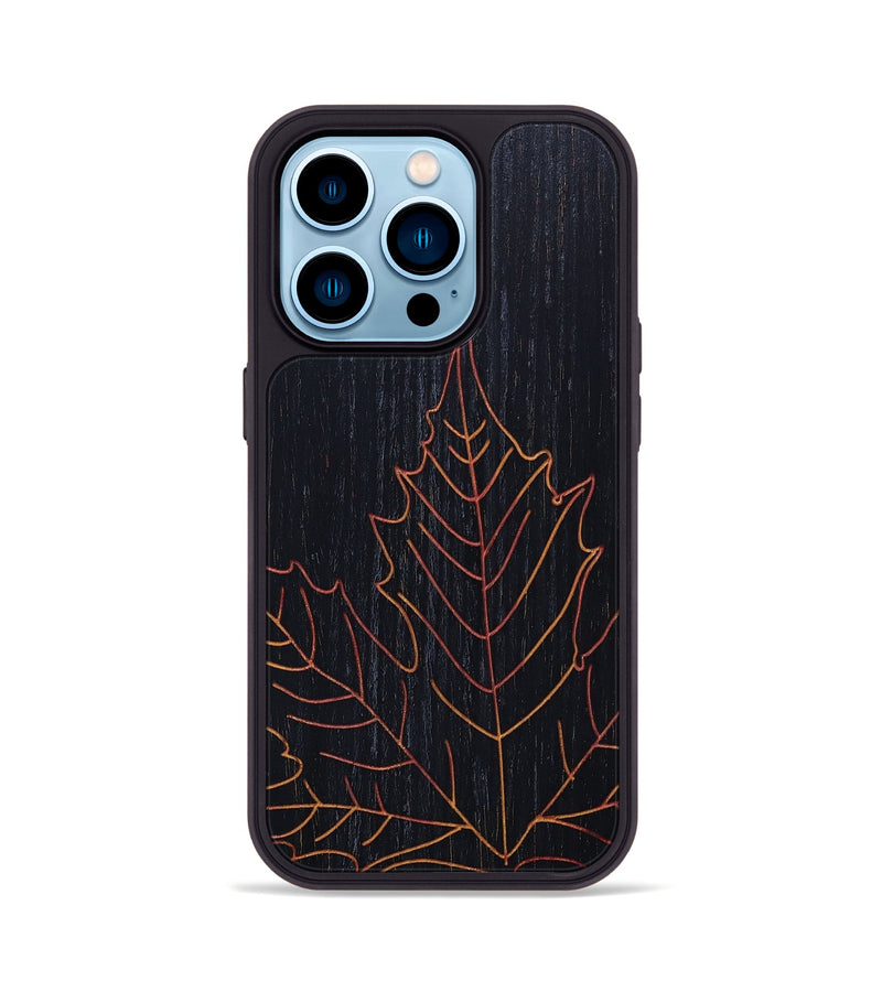 iPhone 14 Pro Wood+Resin Phone Case - Gertrude (Harvest, 667991)