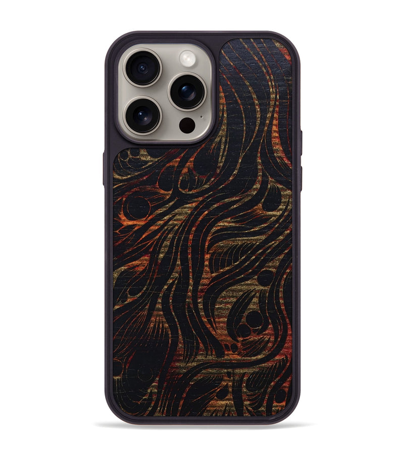 iPhone 15 Pro Max Wood+Resin Phone Case - Micheal (Harvest, 667992)
