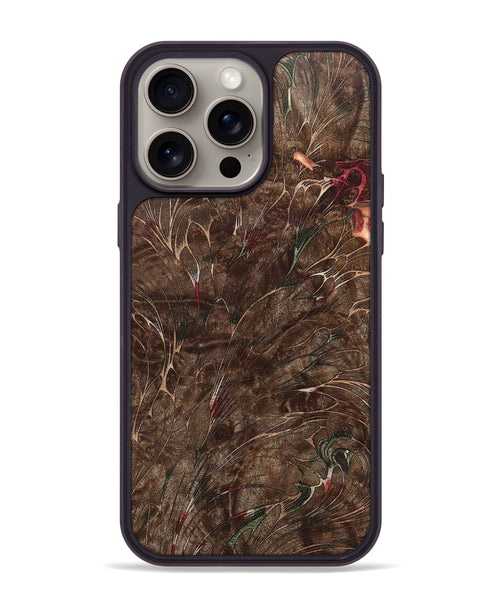 iPhone 15 Pro Max Wood+Resin Phone Case - Marcos (Harvest, 668003)