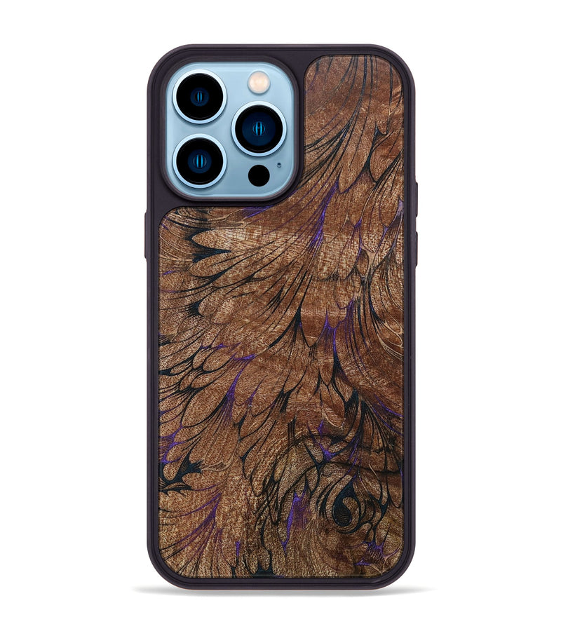 iPhone 14 Pro Max Wood+Resin Phone Case - Christy (Harvest, 668004)