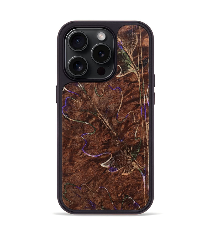 iPhone 15 Pro Wood+Resin Phone Case - Saul (Harvest, 668006)