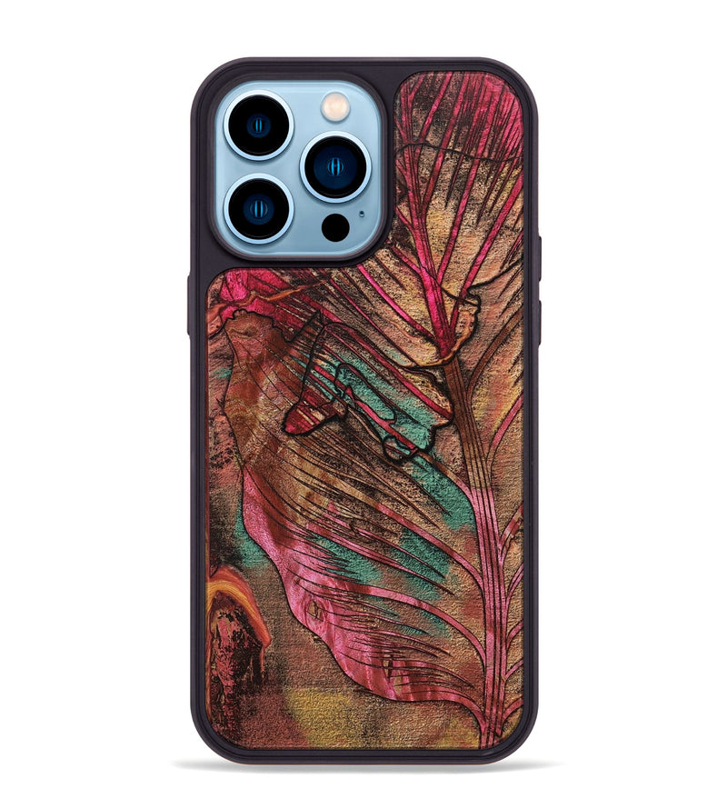 iPhone 14 Pro Max Wood+Resin Phone Case - Gordon (Harvest, 668010)