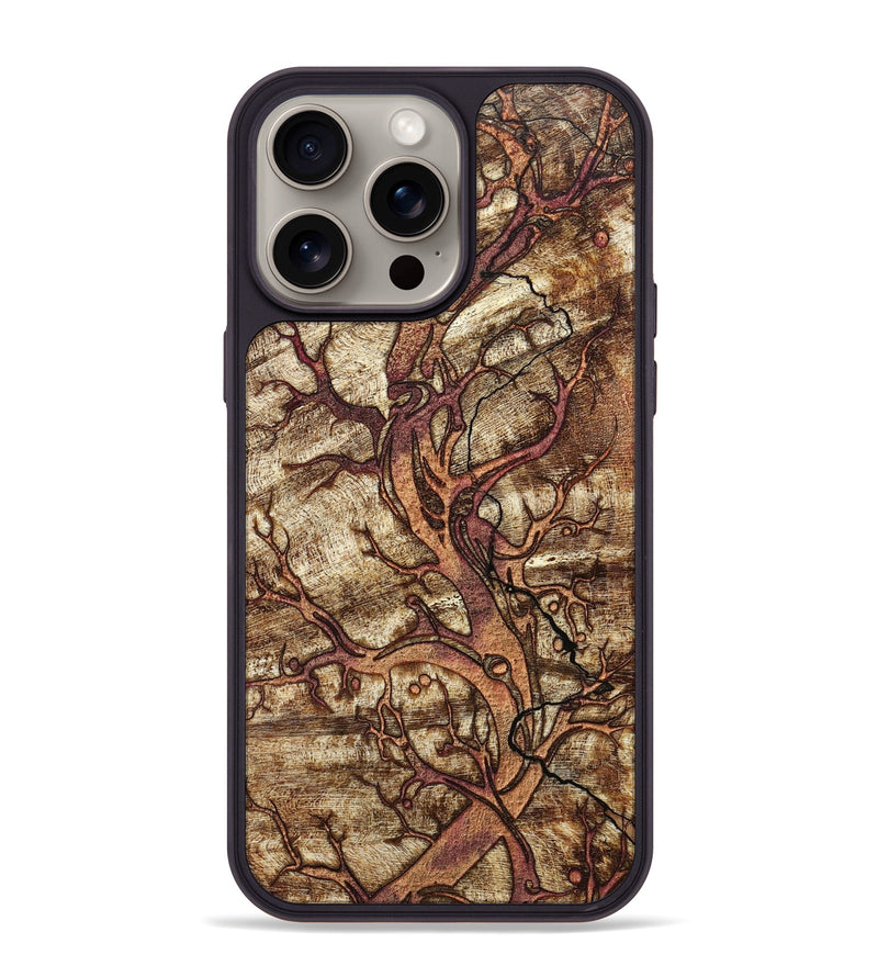 iPhone 15 Pro Max Wood+Resin Phone Case - Wynter (Harvest, 668017)