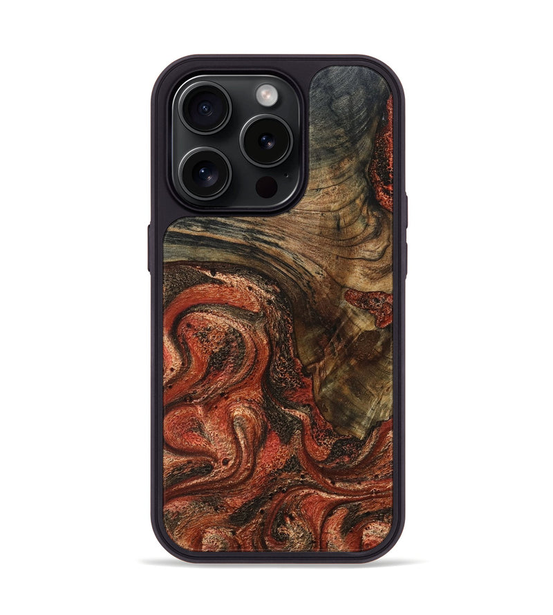 iPhone 15 Pro Wood+Resin Phone Case - Gabriel (Harvest, 668021)