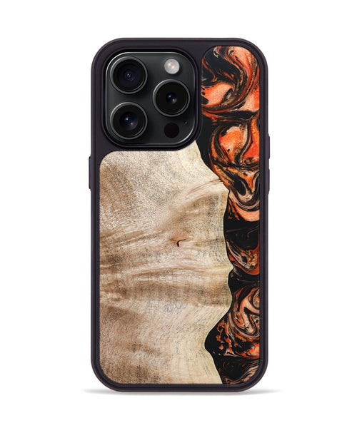 iPhone 15 Pro Wood+Resin Phone Case - Kinsley (Harvest, 668022)