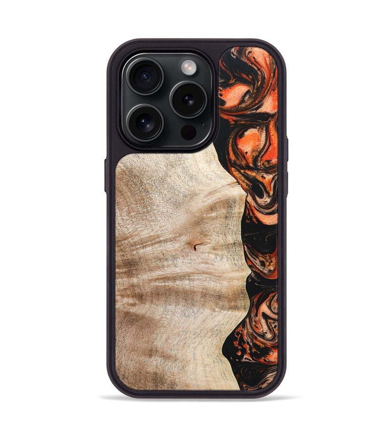 iPhone 15 Pro Wood+Resin Phone Case - Kinsley (Harvest, 668022)