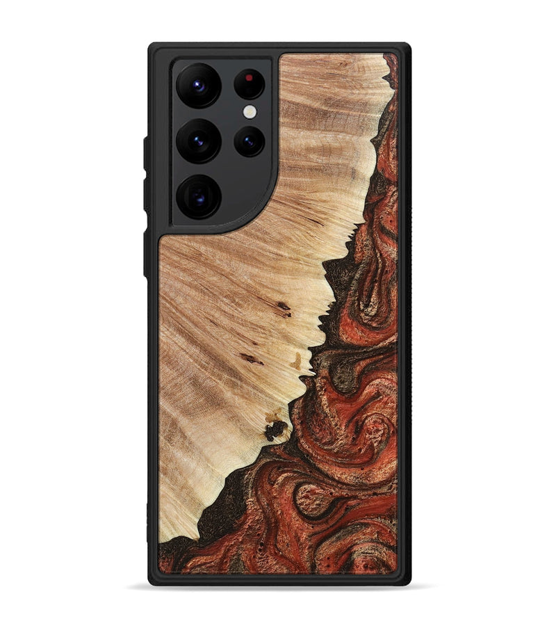 Galaxy S22 Ultra Wood+Resin Phone Case - Izabella (Harvest, 668032)
