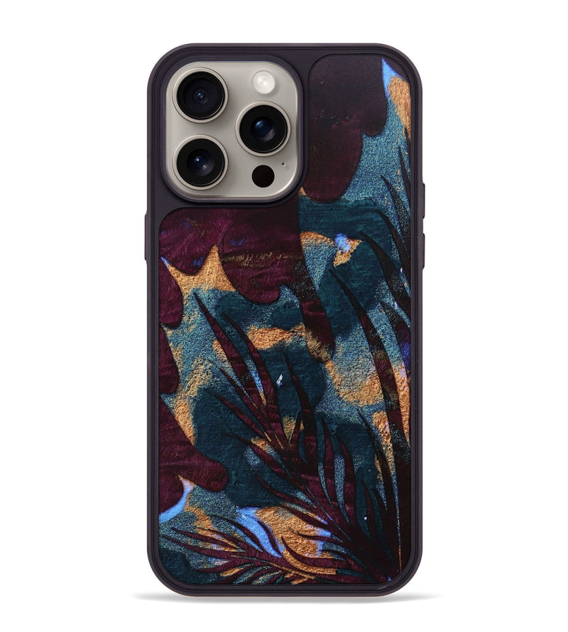 iPhone 15 Pro Max Wood+Resin Phone Case - Ora (Harvest, 668042)