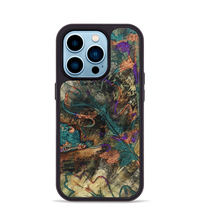 iPhone 14 Pro Wood+Resin Phone Case - Antoinette (Harvest, 668058)