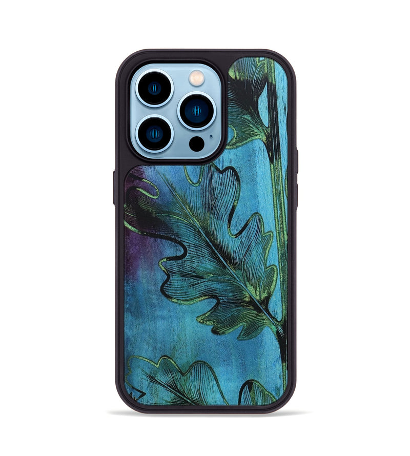iPhone 14 Pro Wood+Resin Phone Case - Elisa (Harvest, 668060)