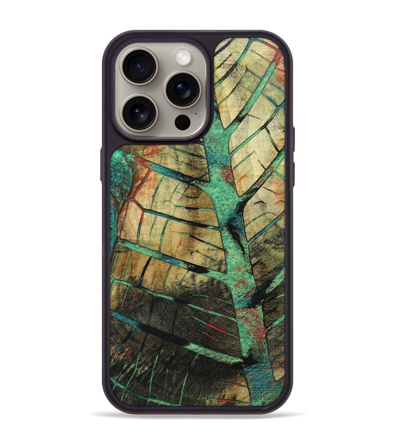 iPhone 15 Pro Max Wood+Resin Phone Case - Rosalie (Harvest, 668065)