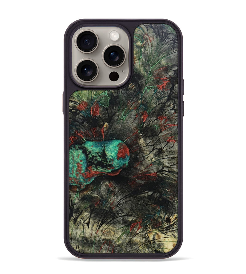 iPhone 15 Pro Max Wood+Resin Phone Case - Maeve (Harvest, 668066)