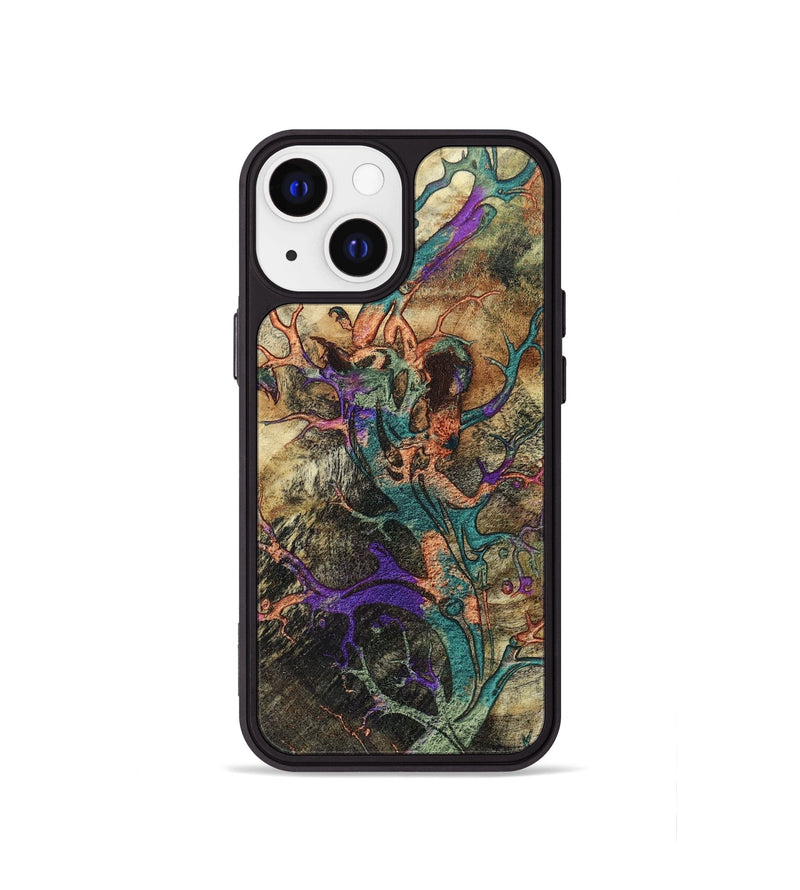 iPhone 13 mini Wood+Resin Phone Case - Eddie (Harvest, 668069)