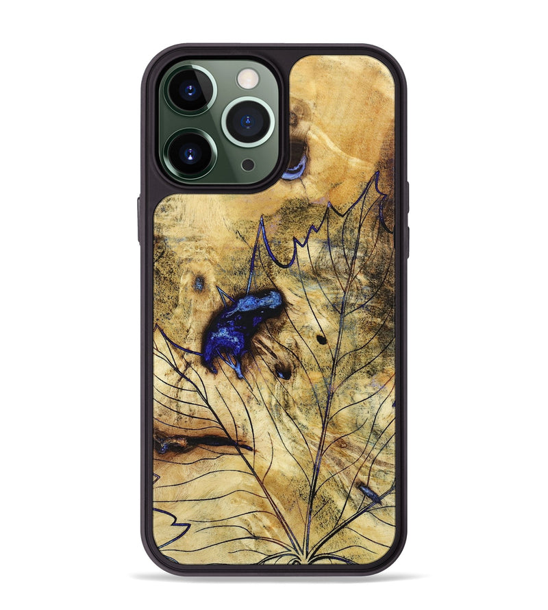 iPhone 13 Pro Max Wood+Resin Phone Case - Bernice (Harvest, 668074)