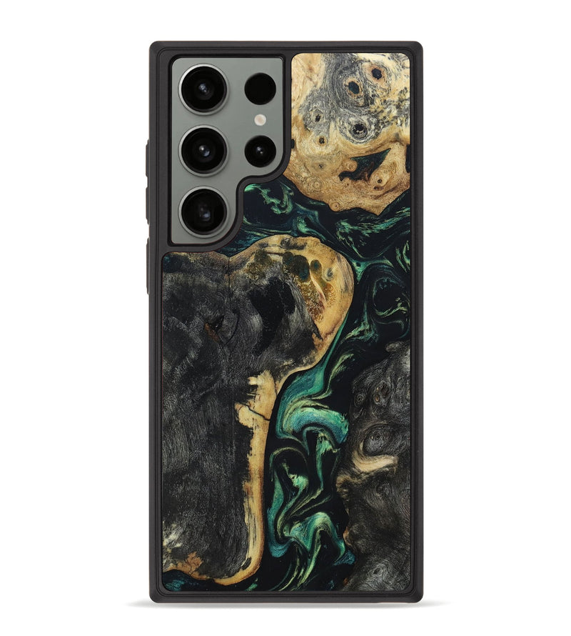 Galaxy S23 Ultra Wood+Resin Phone Case - Everett (Mosaic, 668205)
