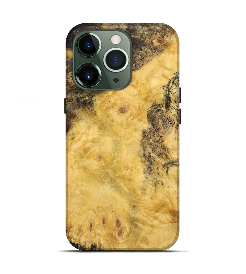 iPhone 13 Pro Wood+Resin Live Edge Phone Case - Kingston (Wood Burl, 668236)
