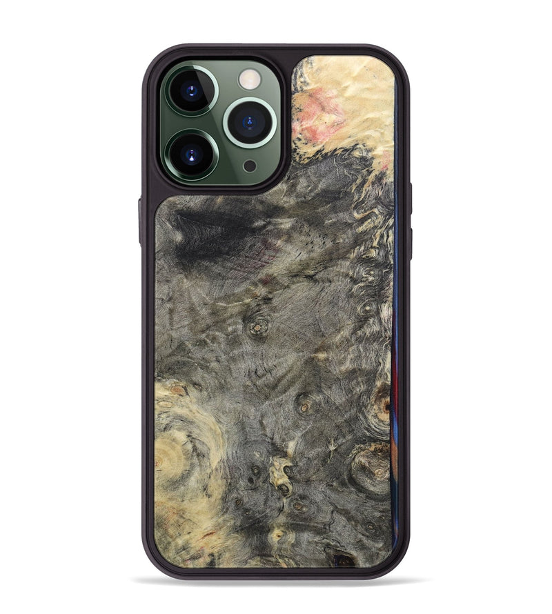 iPhone 13 Pro Max Wood+Resin Phone Case - Donna (Wood Burl, 668278)