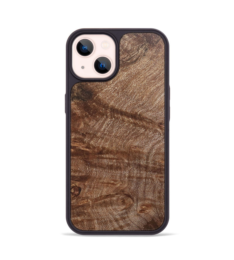 iPhone 14 Wood+Resin Phone Case - Dawson (Wood Burl, 668284)