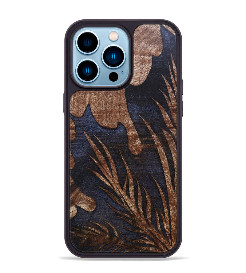 iPhone 14 Pro Max Wood+Resin Phone Case - Diamond (Harvest, 668288)