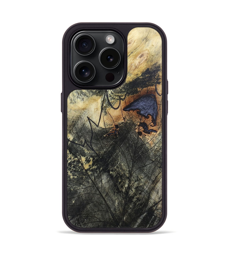 iPhone 15 Pro Wood+Resin Phone Case - Elijah (Harvest, 668302)