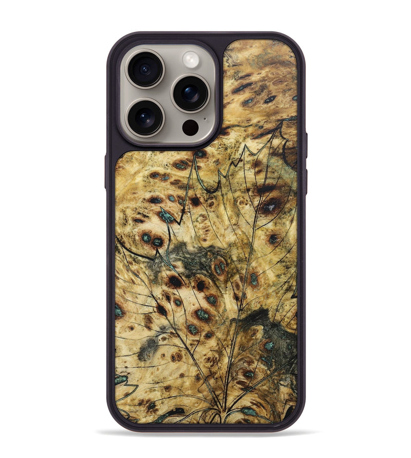 iPhone 15 Pro Max Wood+Resin Phone Case - Marely (Harvest, 668317)