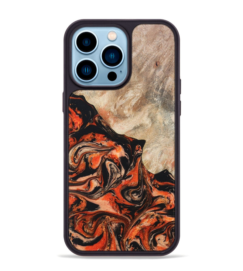 iPhone 14 Pro Max Wood+Resin Phone Case - Dillon (Harvest, 668329)