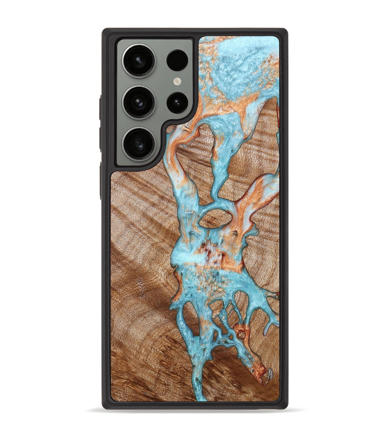 Galaxy S23 Ultra Wood+Resin Phone Case - Cristina (Pattern, 668433)