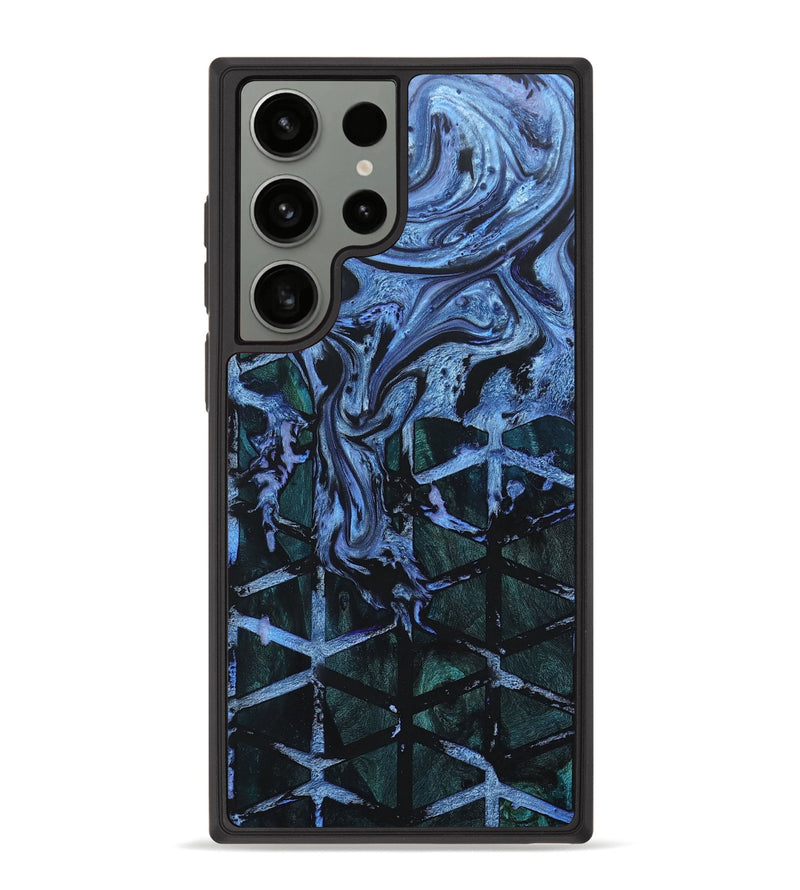 Galaxy S23 Ultra Wood+Resin Phone Case - Daniel (Pattern, 668450)